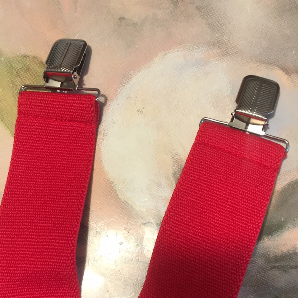 Red Stretchable Suspender - image 5